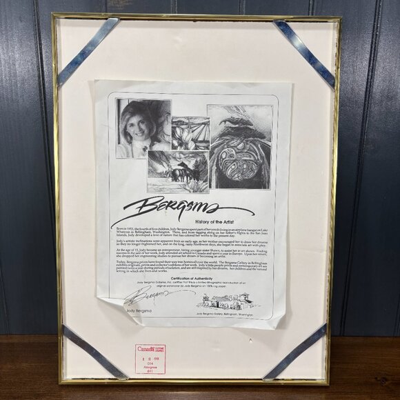 Jody Bergsma Eternity Hummingbird Print Framed & Signed Mandala Wall Art - Picture 3 of 15